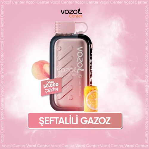 Vozol Gear Ice & Sweet 50000 Peach Pop Bliss