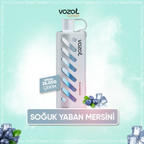 Vozol Gear Shisha 25000 Bluerazz Ice