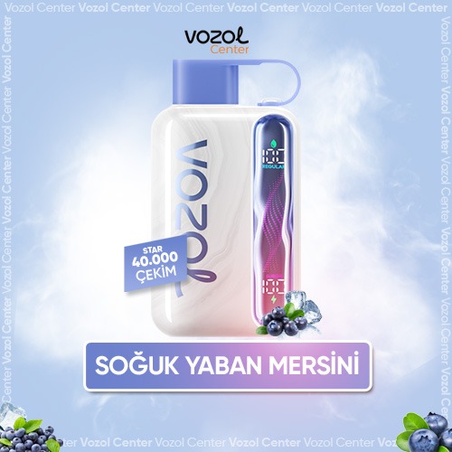 Vozol Star 40000 Bluerazz Ice