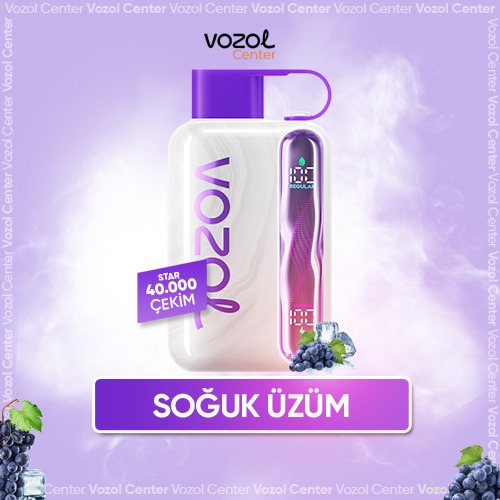 Vozol Star 40000 Grape İce