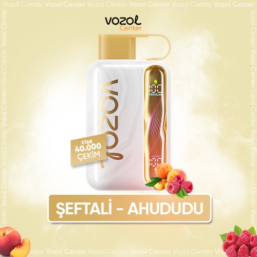 Vozol Star 40000 White Peach Raspberry